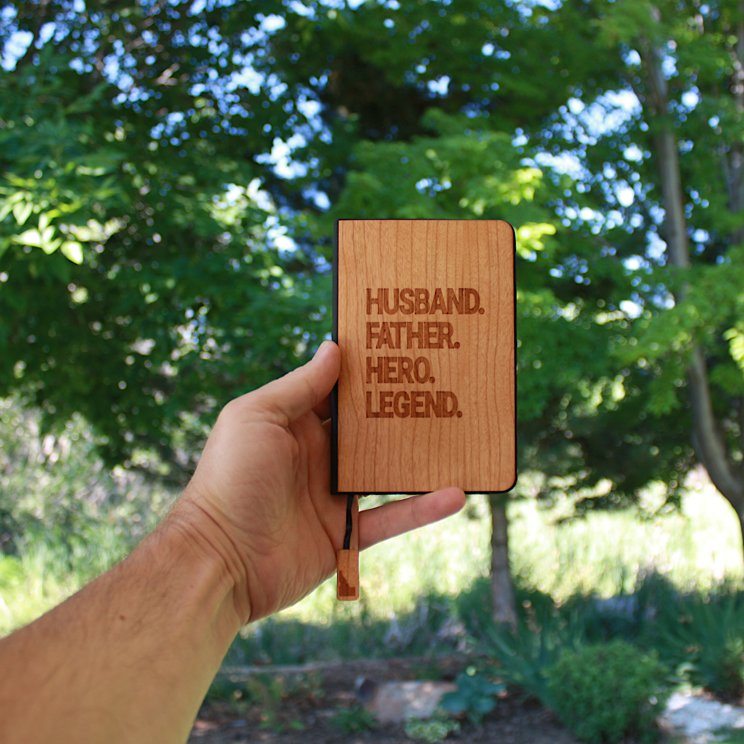 A6 Wooden Journal / Notebook / Planner (BAKER) 1