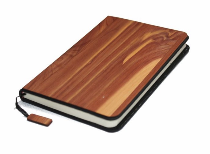 A6 Wooden Journal / Notebook / Planner (BAKER) 1