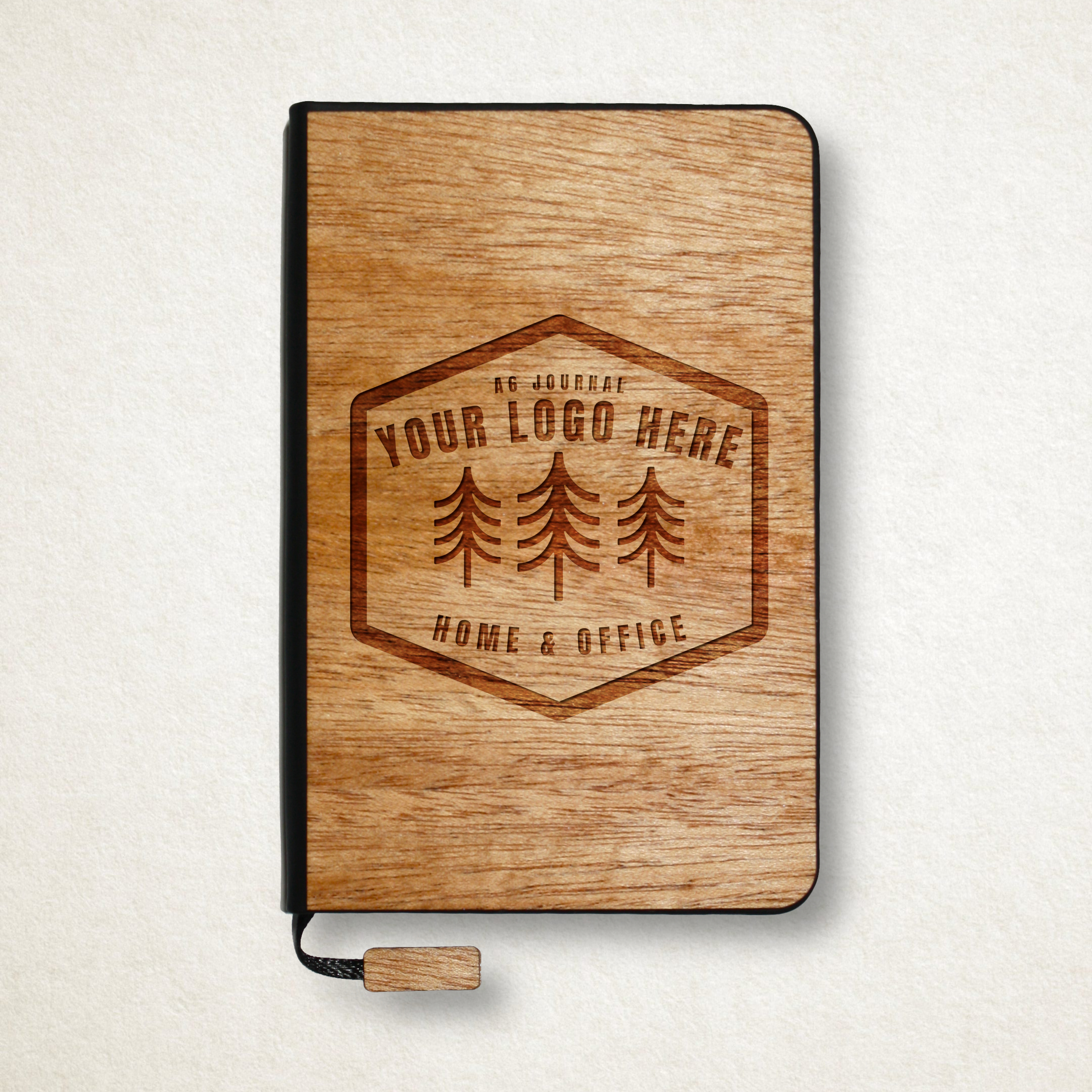 A6 Wooden Journal / Notebook / Planner (BAKER) 1