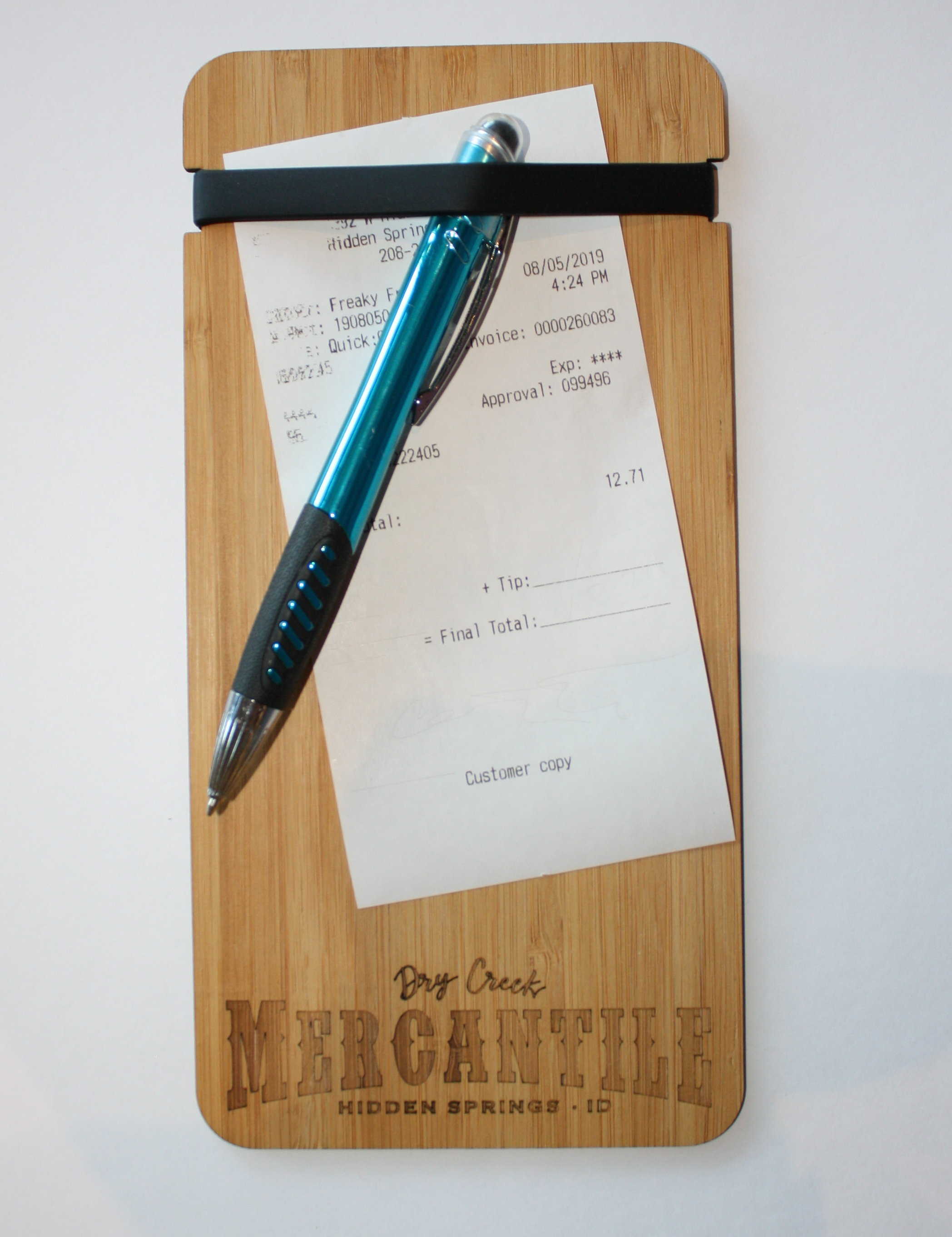 Restaurant Bamboo Bill/Check Presenter (GLACIER) 1