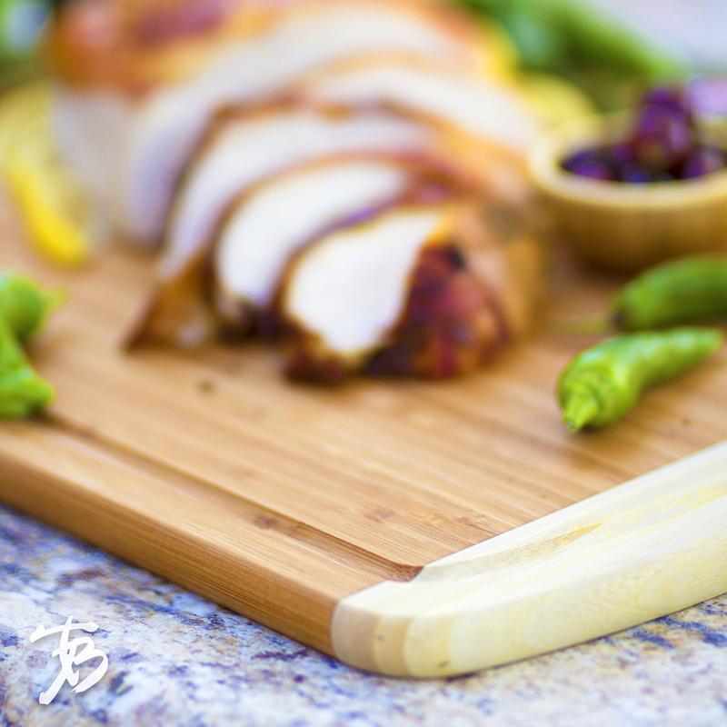 Kona Bamboo Cutting Board 18" x 12.5" x 0.625" 1