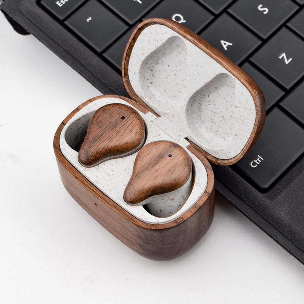 Wooden Bluetooth Earbuds (CAMAS) 1