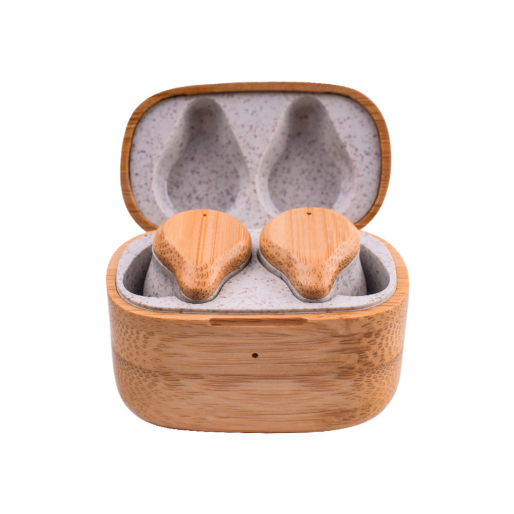 Wooden Bluetooth Earbuds (CAMAS) 1