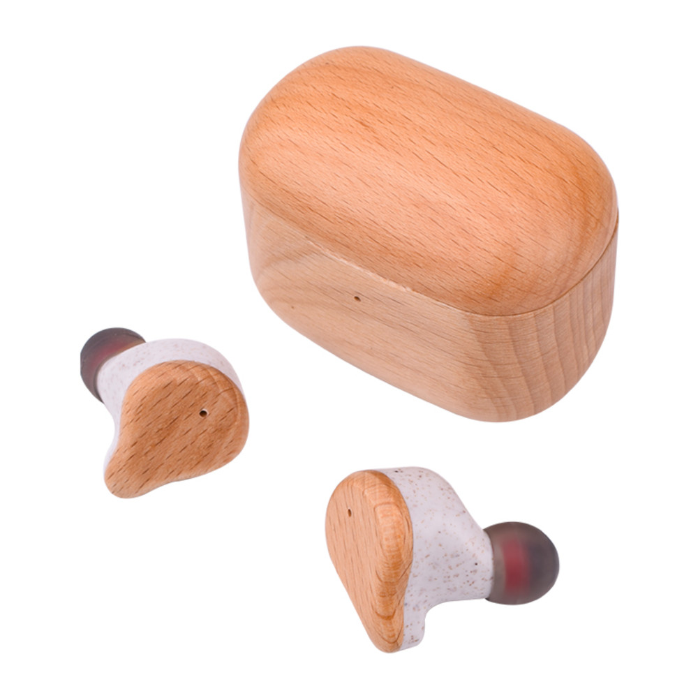 Wooden Bluetooth Earbuds (CAMAS) 1