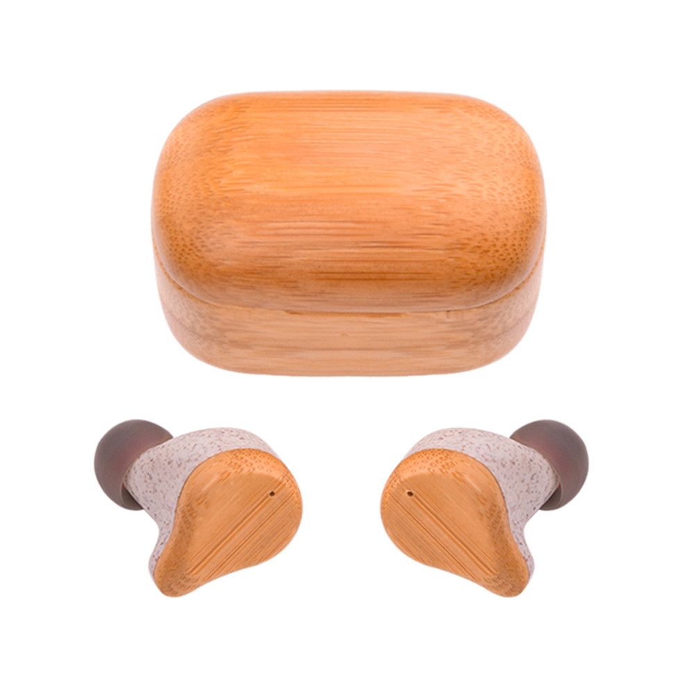 Wooden Bluetooth Earbuds (CAMAS) 1