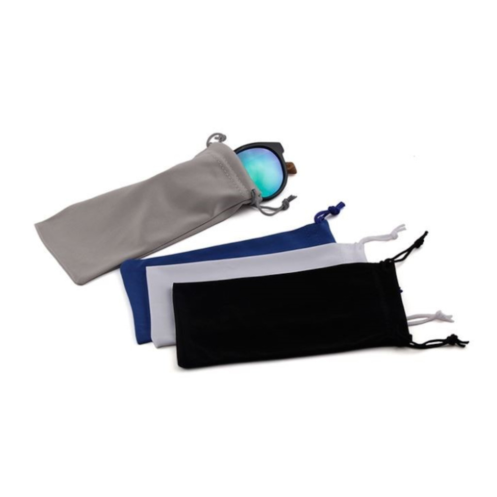Drawstring Micro-fiber pouch for Wooden Sunglasses 1