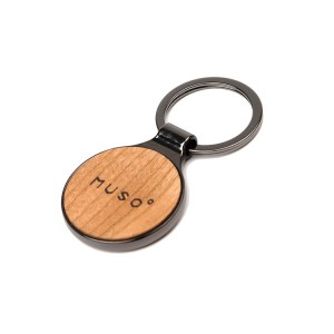 Premium Wood & Steel Keychain (Circular) 1 Premium Wood & Steel Keychain (Circular) 1