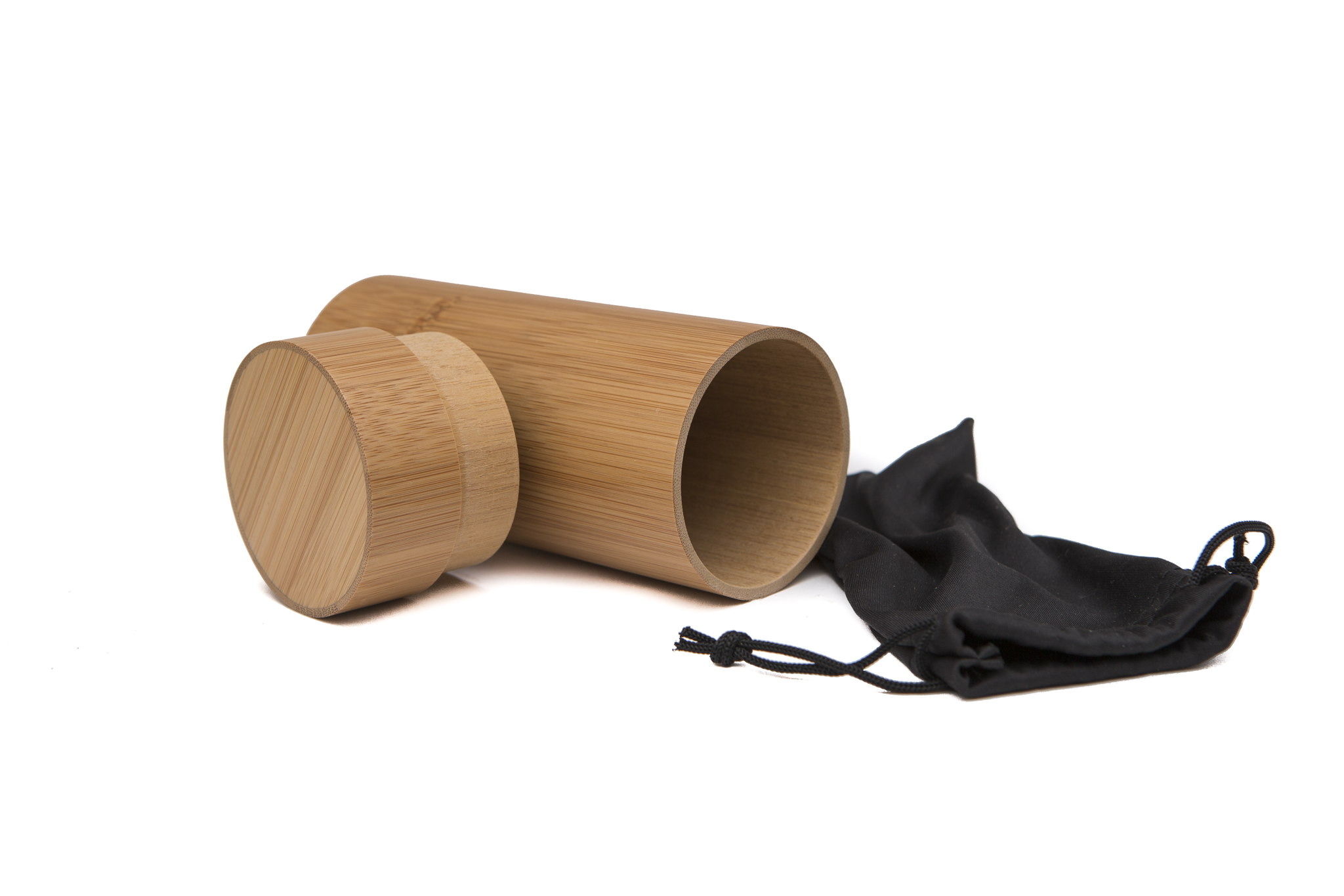 Natural Bamboo Cylinder for Wooden Sunglasses 1
