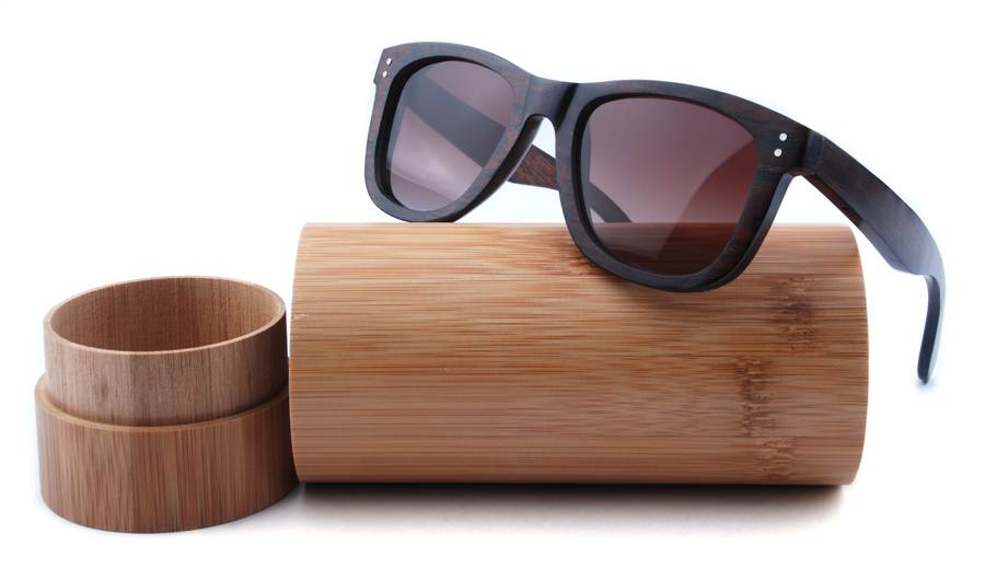 Natural Bamboo Cylinder for Wooden Sunglasses 1