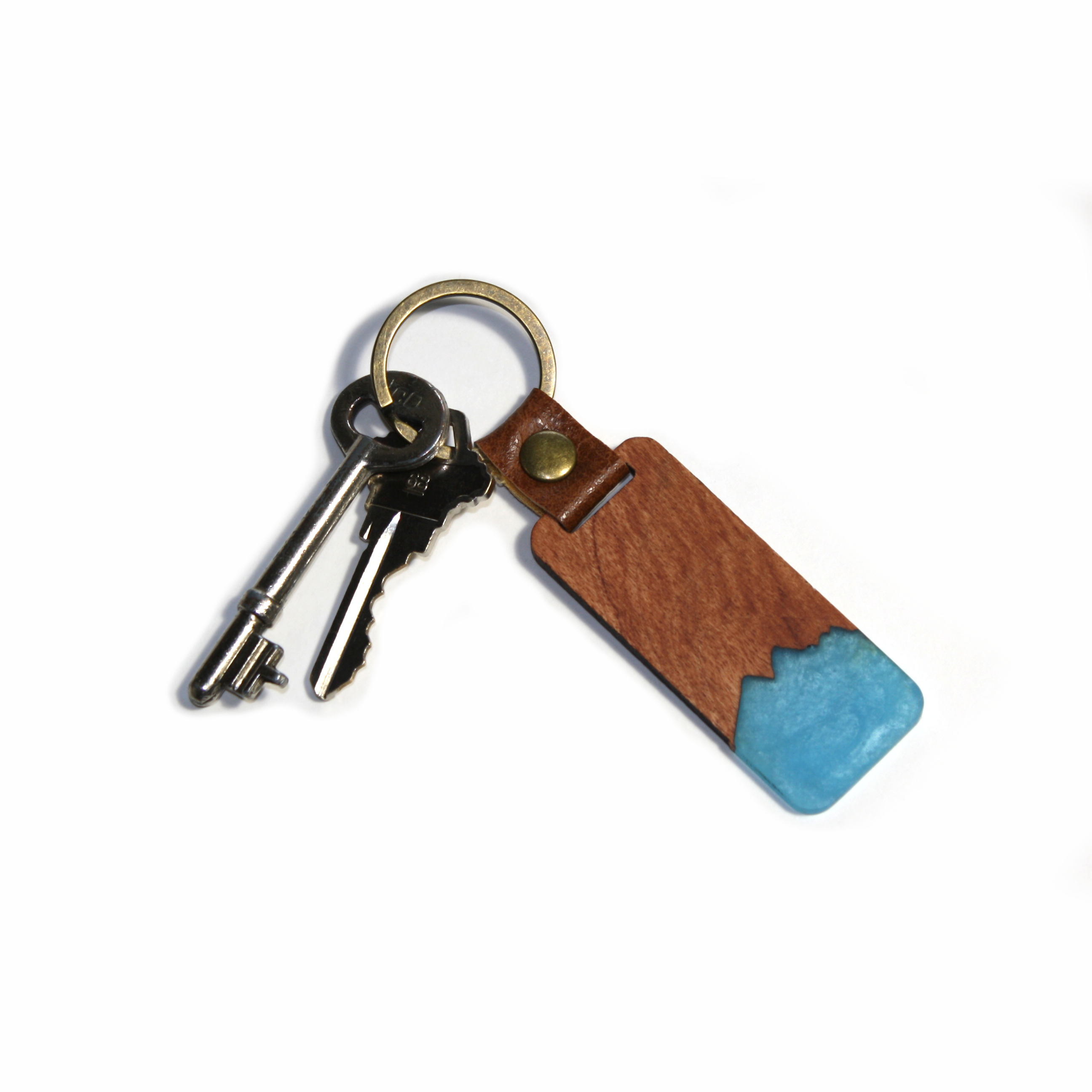Resin & Wood Keychain (BROMAGHIN) 1
