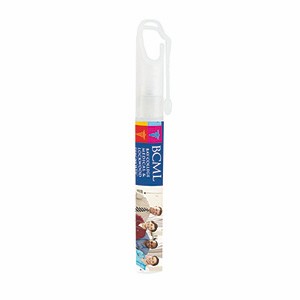 "SprayClip" 10 ml. Antibacterial Hand Sanitizer Spray Pump Bottle with Carabiner Clip Cap(PhotoImage 1