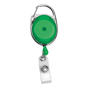 "Oberlin Pl" Full-Color Retractable Carabiner Style Badge Reel & Badge Holder 1