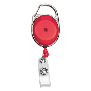 "Oberlin Pl" Full-Color Retractable Carabiner Style Badge Reel & Badge Holder 1