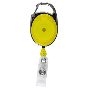 "Oberlin Pl" Full-Color Retractable Carabiner Style Badge Reel & Badge Holder 1