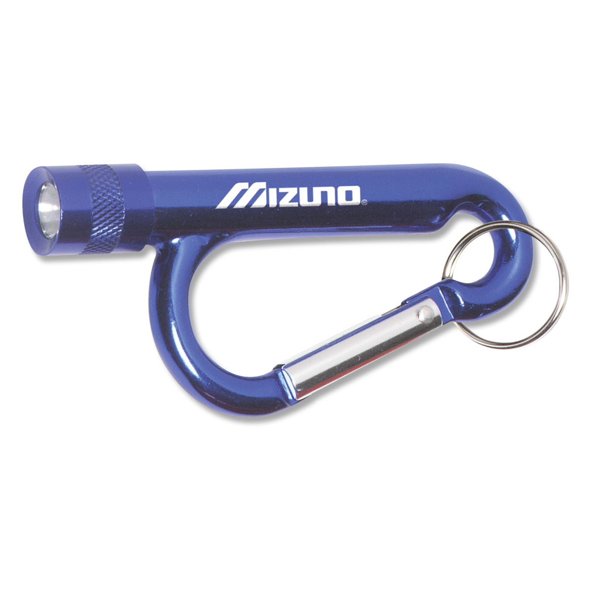"Chiron Light" Metal Carabiner Flashlight w/Split Ring Attachment 1