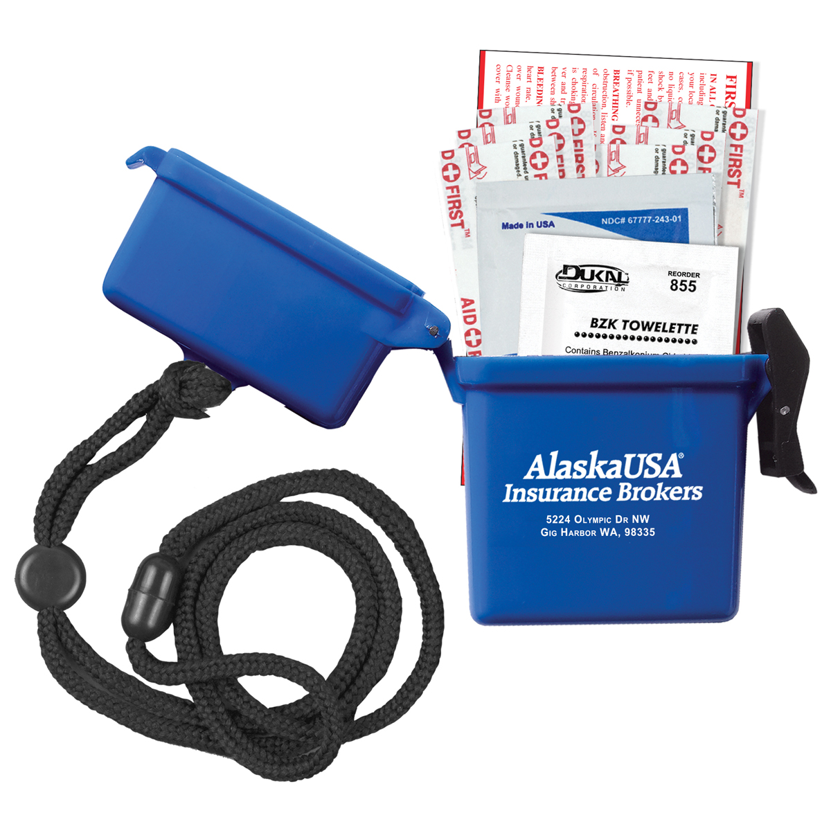 "EZ Carry" Waterproof Container w/Breakaway & Adjustable Neck Lanyard 1