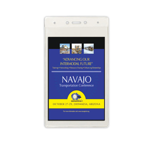 "Toledo" Clear Backstage Pass or Pit Pass Holder (4"x 7-1/4" Insert) 1 "Toledo" Clear Backstage Pass or Pit Pass Holder (4"x 7-1/4" Insert) 1