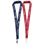 "Auburn" 1" Overseas Silkscreen Lanyard 1 "Auburn" 1" Overseas Silkscreen Lanyard 1