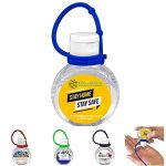 "Santiago" 1 oz.Hand Sanitizer Antibacterial Gel with Adjustable Silicone Carry Strap - Full Color 1 "Santiago" 1 oz.Hand Sanitizer Antibacterial Gel with Adjustable Silicone Carry Strap - Full Color 1