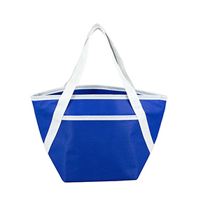 Zipper Cooler Tote, insulated tote bag, 6-pack size, convenient carry, picnic essential, beach trips 1