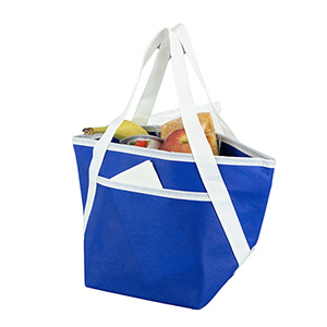 Zipper Cooler Tote, insulated tote bag, 6-pack size, convenient carry, picnic essential, beach trips 1