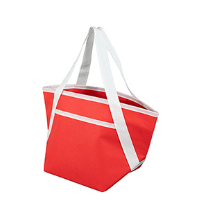 Zipper Cooler Tote, insulated tote bag, 6-pack size, convenient carry, picnic essential, beach trips 1