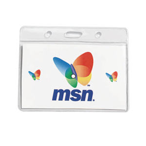 "Kent" Clear Badge Holder (3-3/8 x 2-1/2" Insert) 1 "Kent" Clear Badge Holder (3-3/8 x 2-1/2" Insert) 1