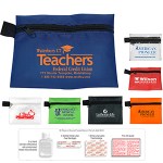 "SaniTime" 9 Piece Hand Sanitizer Healthy Living Pack in Zipper Pouch 1 "SaniTime" 9 Piece Hand Sanitizer Healthy Living Pack in Zipper Pouch 1