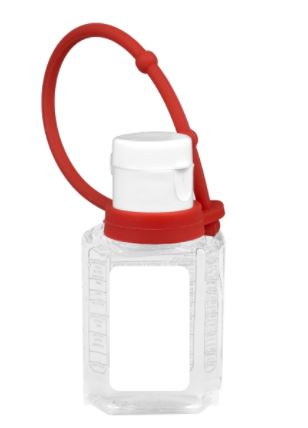 "SanPal Connect" 1.0 oz Compact Hand Sanitizer Antibacterial Gel in Flip-Top Squeeze Bottle 1