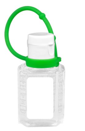 "SanPal Connect" 1.0 oz Compact Hand Sanitizer Antibacterial Gel in Flip-Top Squeeze Bottle 1