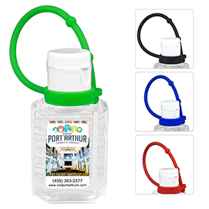 "SanPal Connect" 1.0 oz Compact Hand Sanitizer Antibacterial Gel in Flip-Top Squeeze Bottle 1 "SanPal Connect" 1.0 oz Compact Hand Sanitizer Antibacterial Gel in Flip-Top Squeeze Bottle 1