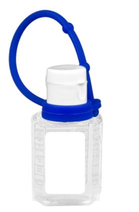 "SanPal Connect" 1.0 oz Compact Hand Sanitizer Antibacterial Gel in Flip-Top Squeeze Bottle 1