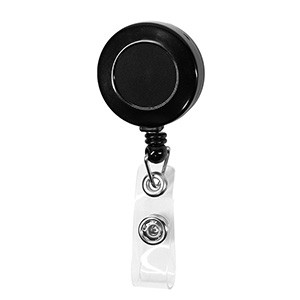"VALUEPLUS" Round Retractable Badge Reel and Badge Holder with Rotating Alligator Clip Attachment 1