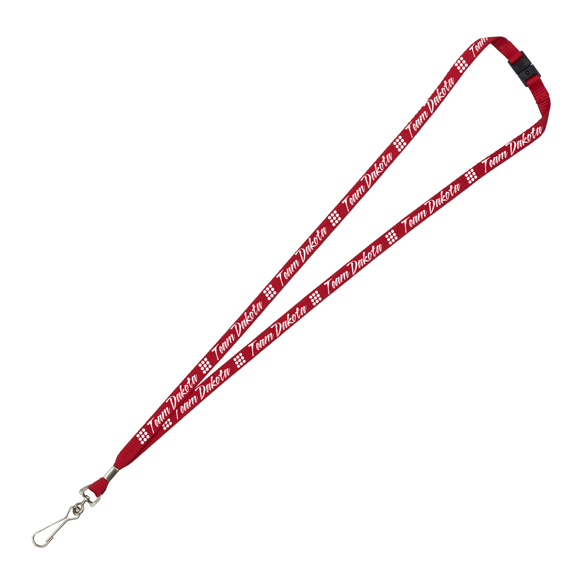 "LaSalle" 3/8" Import Air Ship Silkscreen Lanyard 1
