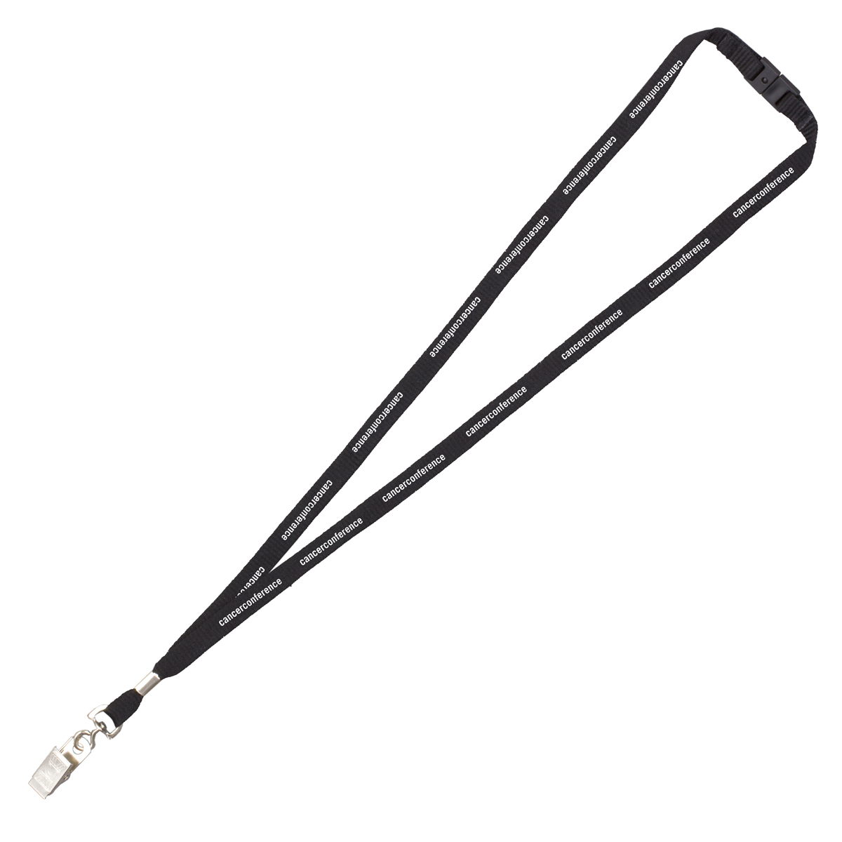 "LaSalle" 3/8" Import Air Ship Silkscreen Lanyard 1