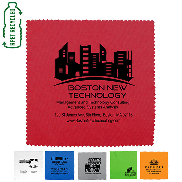 "ONECLEANSCREEN XL" - 8" X 8" 100% Microfiber Recycled RPET Polyester Cleaning Cloth & Screen Cleane 1 "ONECLEANSCREEN XL" - 8" X 8" 100% Microfiber Recycled RPET Polyester Cleaning Cloth & Screen Cleane 1