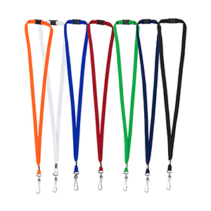 "MCGILL" 3/8 Blank Lanyard with Breakaway Safety Release Attachment - Swivel Clip 1 "MCGILL" 3/8 Blank Lanyard with Breakaway Safety Release Attachment - Swivel Clip 1