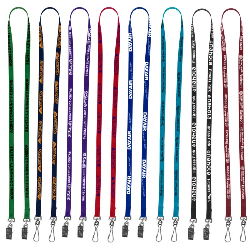 "Culver" 3/4" Width Dual Attachment Silkscreen Polyester Lanyard 1 "Culver" 3/4" Width Dual Attachment Silkscreen Polyester Lanyard 1