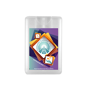 "SanCard" 20 ml. Antibacterial Hand Sanitizer Spray in Credit Card Shape Bottle (PhotoImage ® Full 1