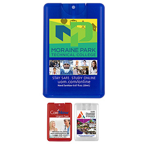 "SanCard" 20 ml. Antibacterial Hand Sanitizer Spray in Credit Card Shape Bottle (PhotoImage ® Full 1 "SanCard" 20 ml. Antibacterial Hand Sanitizer Spray in Credit Card Shape Bottle (PhotoImage ® Full 1