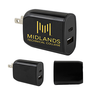 "Voltcharge" 12.5W 2-In-1 USB And Type C Wall Charger Adapter – UL Listed And Compliant 1 "Voltcharge" 12.5W 2-In-1 USB And Type C Wall Charger Adapter – UL Listed And Compliant 1