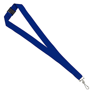 "MCGILL" 1" Blank Lanyard with Breakaway Safety Release Attachment - Swivel Clip 1