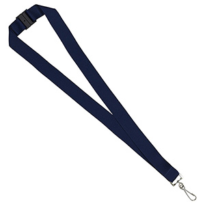 "MCGILL" 1" Blank Lanyard with Breakaway Safety Release Attachment - Swivel Clip 1