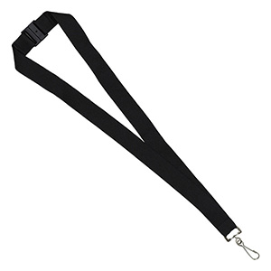 "MCGILL" 1" Blank Lanyard with Breakaway Safety Release Attachment - Swivel Clip 1