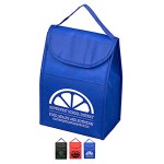 7"W x 10"H x 5"Gusset - "ARCTIC CHILL" Tall Insulated Cooler Lunch Tote with Hook & Loop Closure 1 7"W x 10"H x 5"Gusset - "ARCTIC CHILL" Tall Insulated Cooler Lunch Tote with Hook & Loop Closure 1