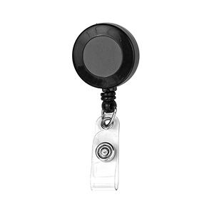 "Bellefontaine VL" Retractable Badge Reel & Badge Holder w/Rotating Alligator Clip (Spot Color) 1