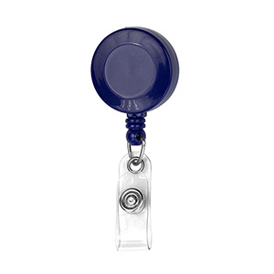 "Bellefontaine VL" Retractable Badge Reel & Badge Holder w/Rotating Alligator Clip (Spot Color) 1