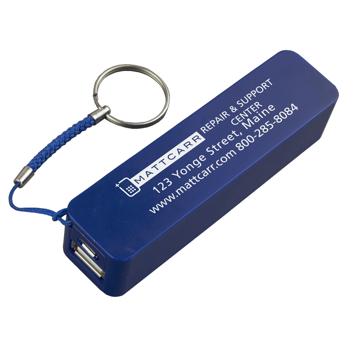 "In Charge" UL Listed 2200 mAh Portable Lithium Ion Power Bank Charger 1