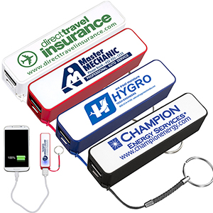 "In Charge" UL Listed 2200 mAh Portable Lithium Ion Power Bank Charger 1