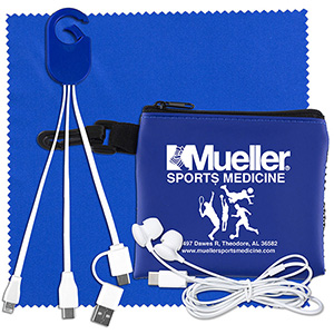 "TechMesh Hang Tunes" Mobile Tech Charging Kit w/Earbuds & Charging Cable 1